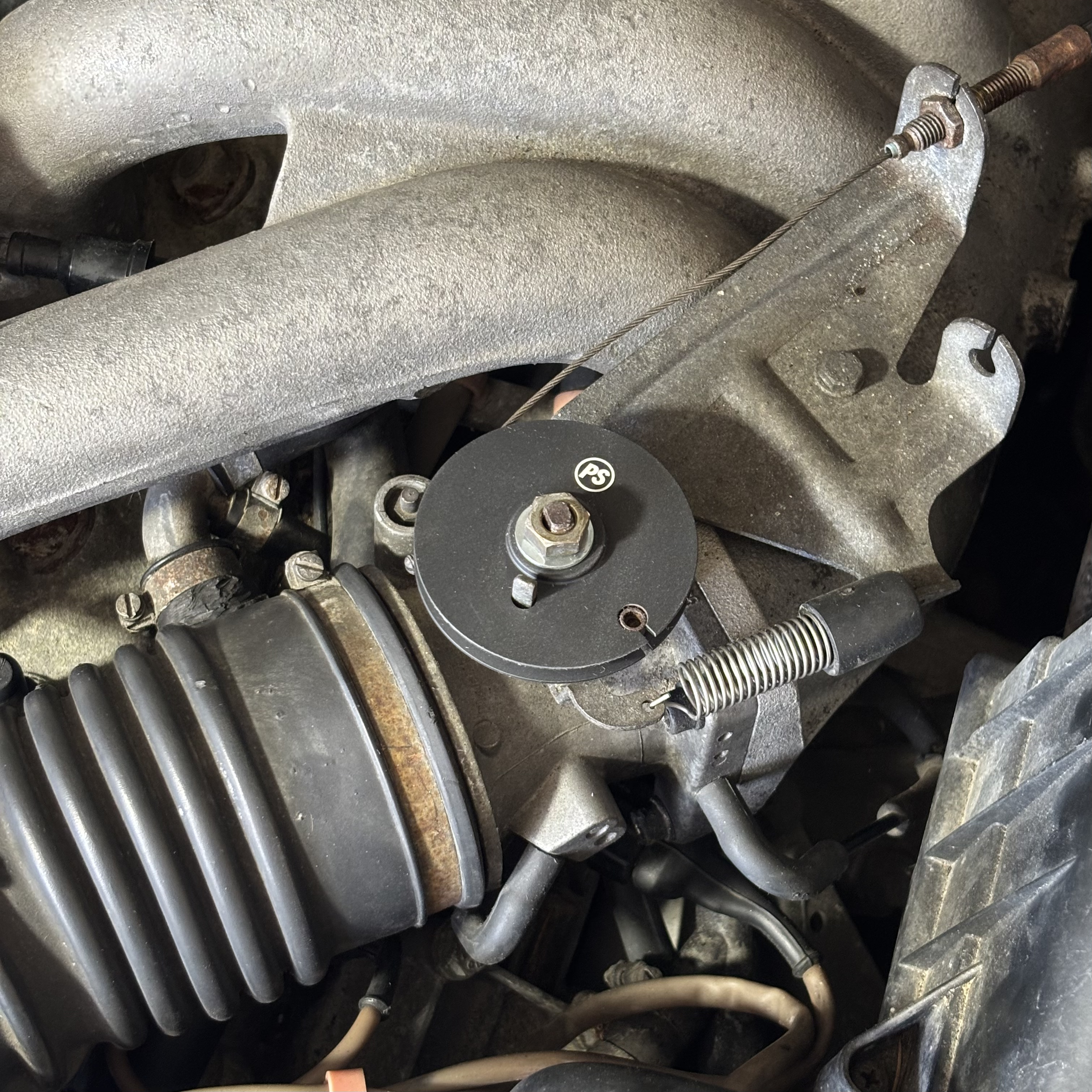 Novo volante de aceleração montado com cabo e porca